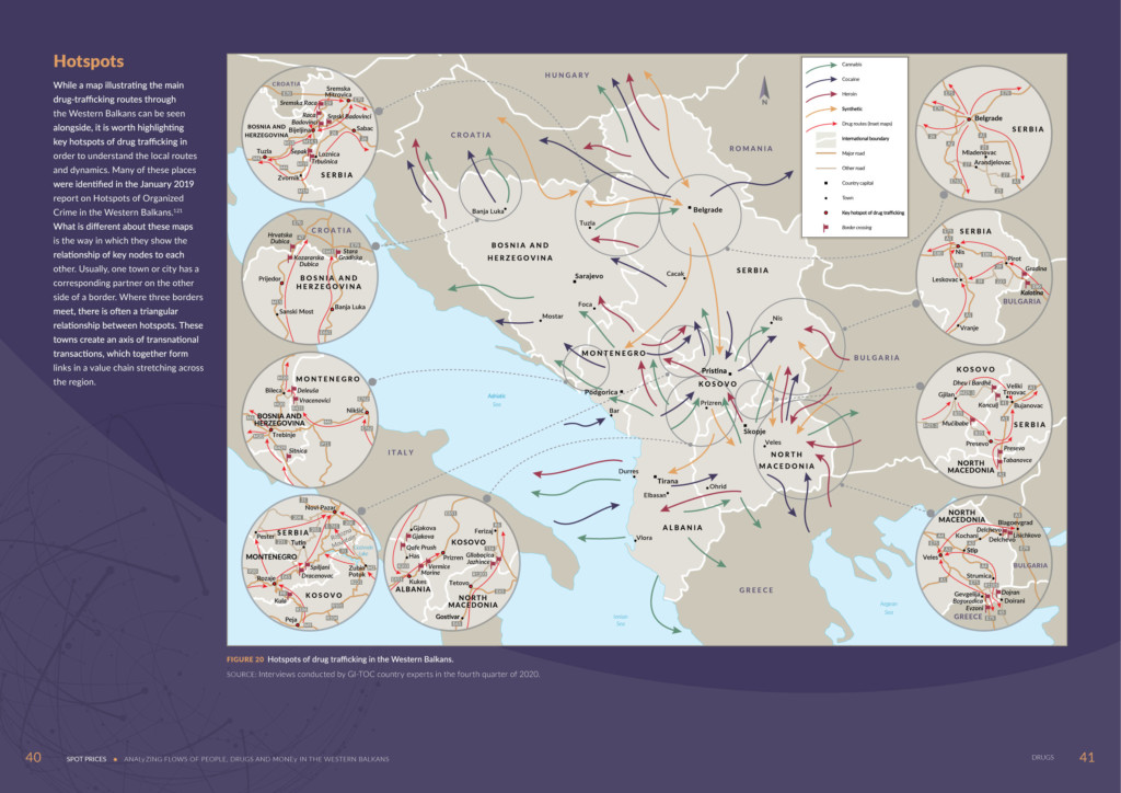 human trafficking map flow