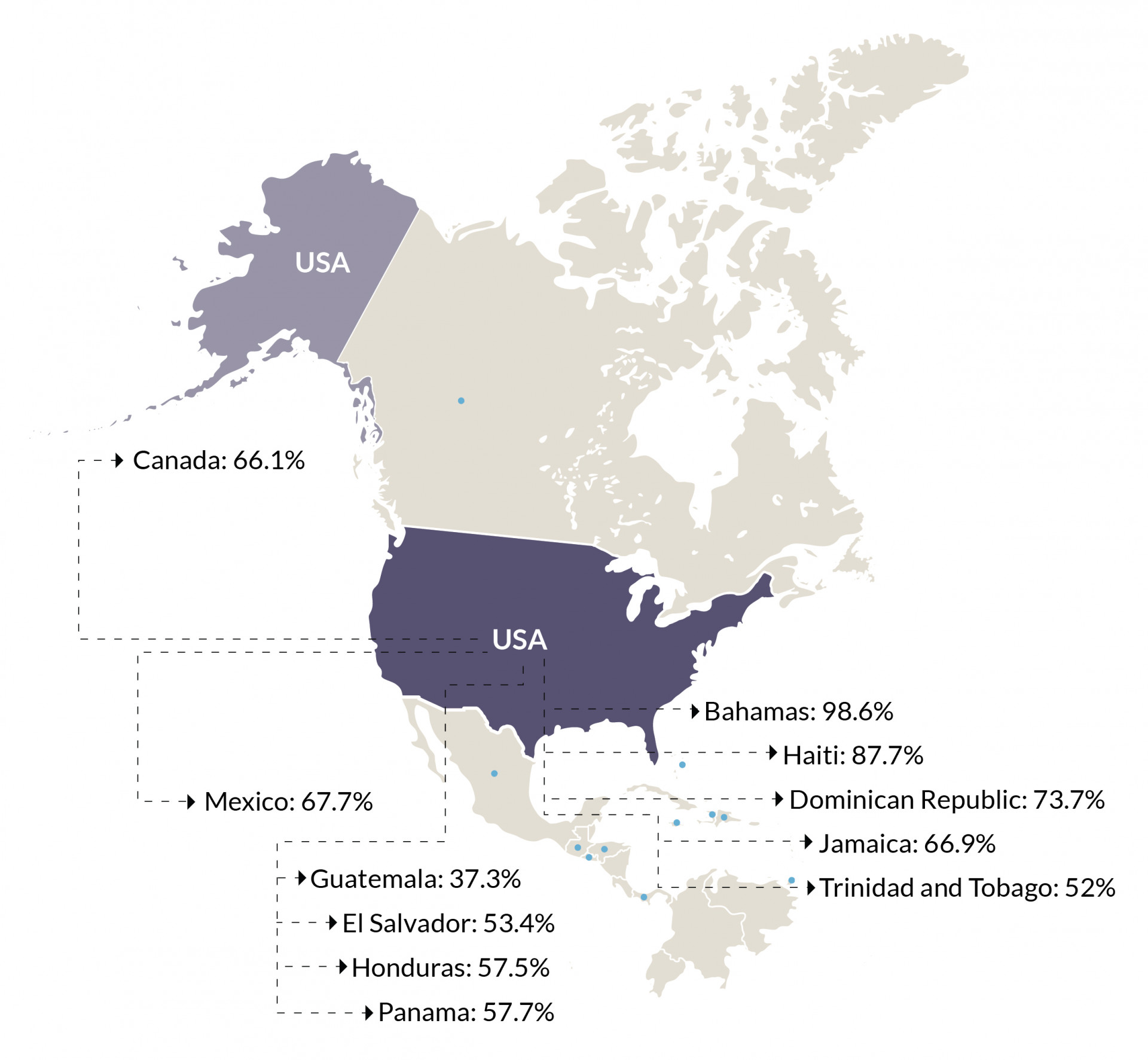 human trafficking world map 2022