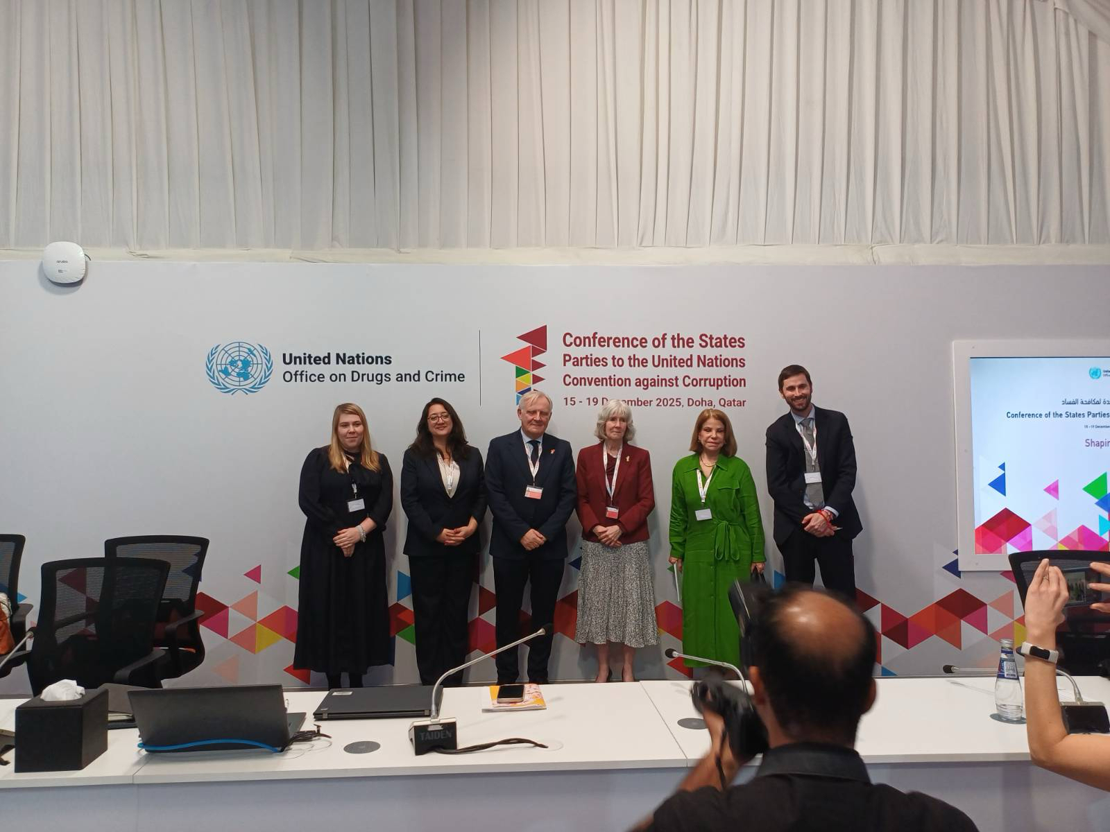 Global Organized Crime Index findings presented at UN Anti-Corruption Conference in Doha, Qatar