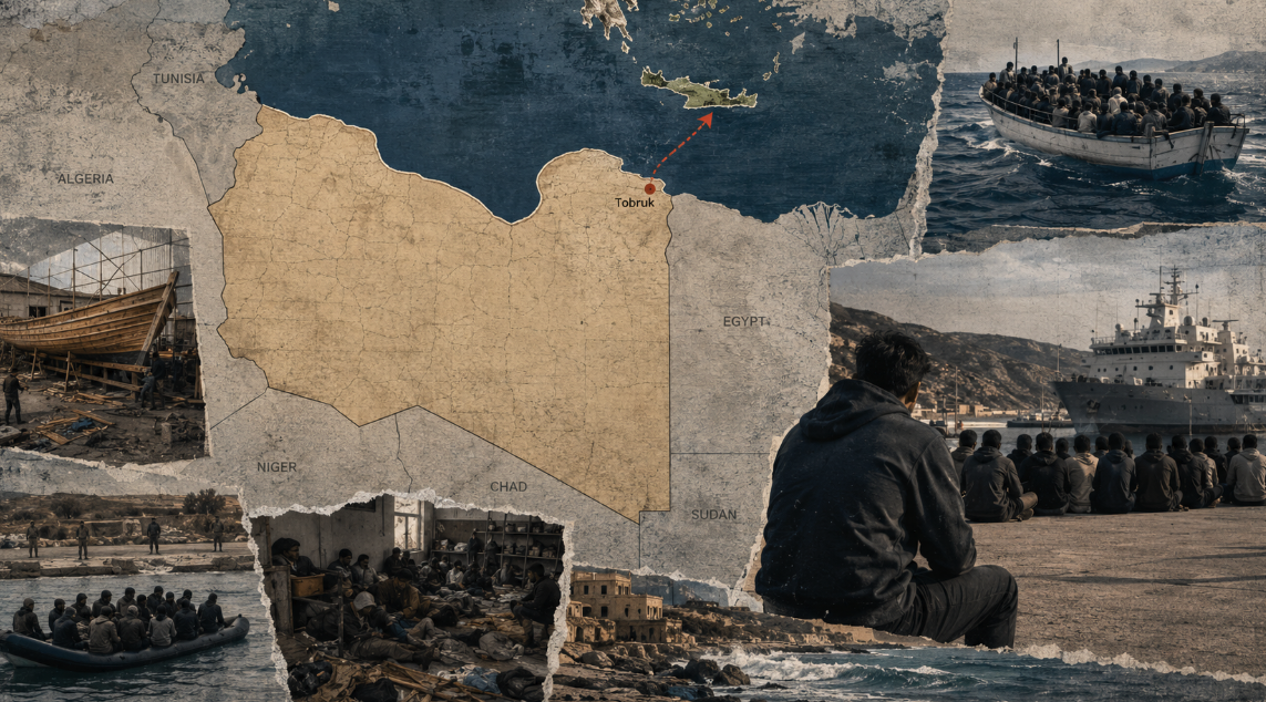 A smuggling route reawakens: Movement surges between eastern Libya and Crete